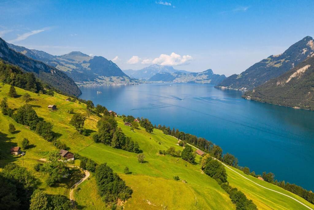 Exklusives Chalet Mit Traumhafter See- Und Bergsicht Зелісберг Екстер'єр фото